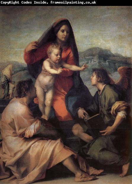 Andrea del Sarto Holy Family with Angels